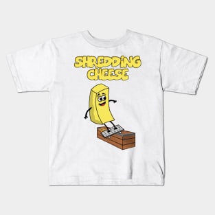 Shredding Cheese Kids T-Shirt